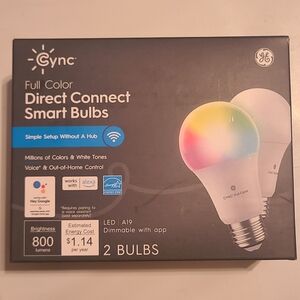 GE CYNC Full Color Smart Bulbs